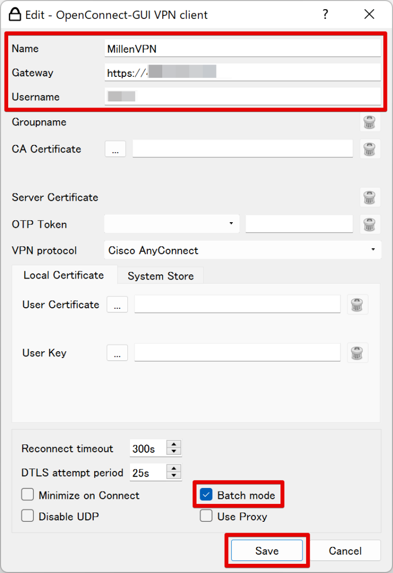 Native Connect How to Use MillenVPN Native OpenConnect on Windows | MillenVPN Help Center